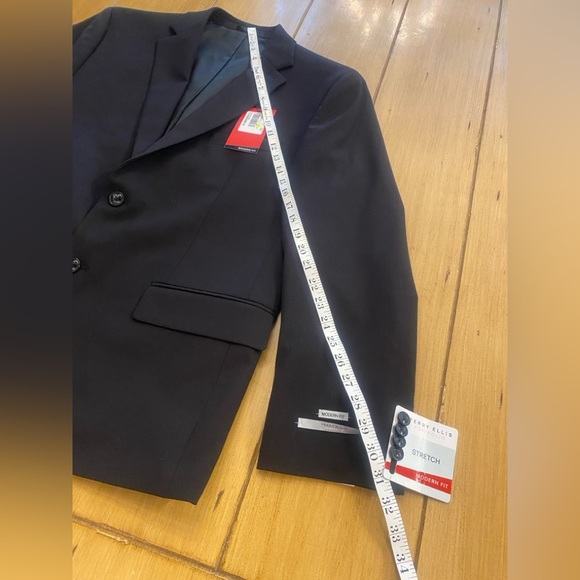 Perry Ellis Men’s Blazer Modern Fit Black New 42 short - Picture 14 of 14